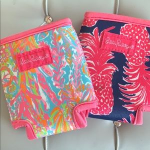 {Lilly Pulitzer} Set of 2 Drink Koozies